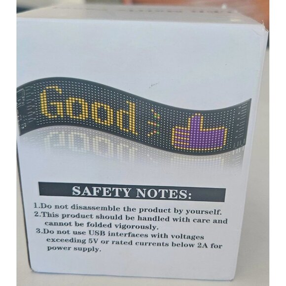 Programmable LED Scrolling Sign Display Bluetooth App Control Flexible RGB Matri - Picture 10 of 10